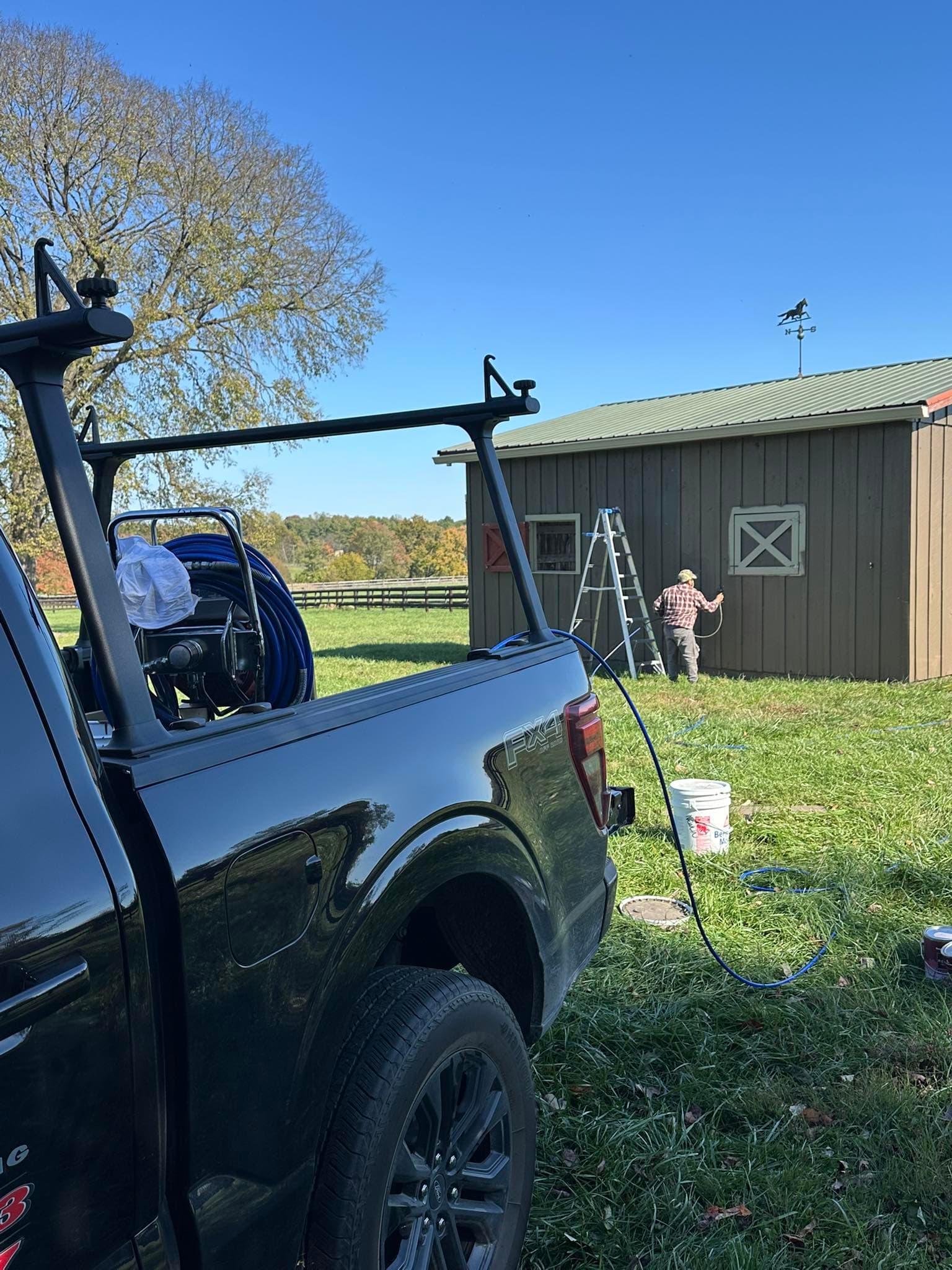 Agricultural barn painting project