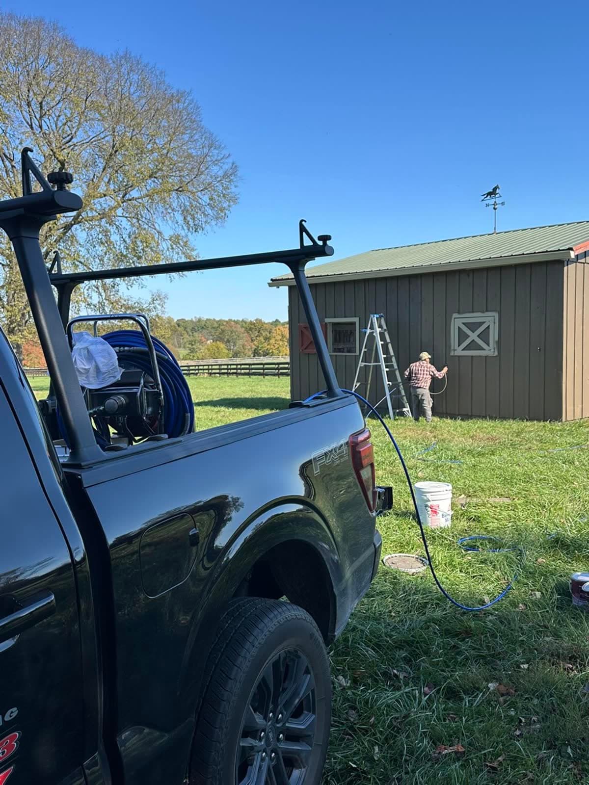 Agricultural barn painting project