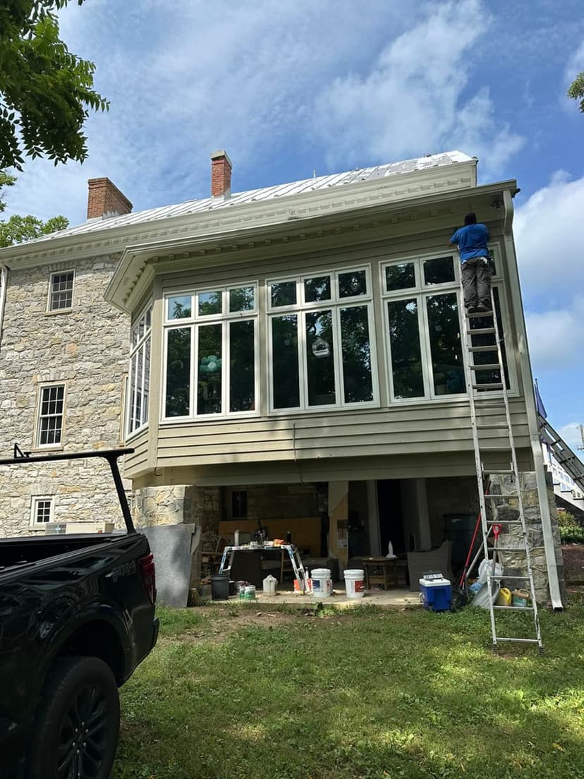 Exterior painting in Frederick County