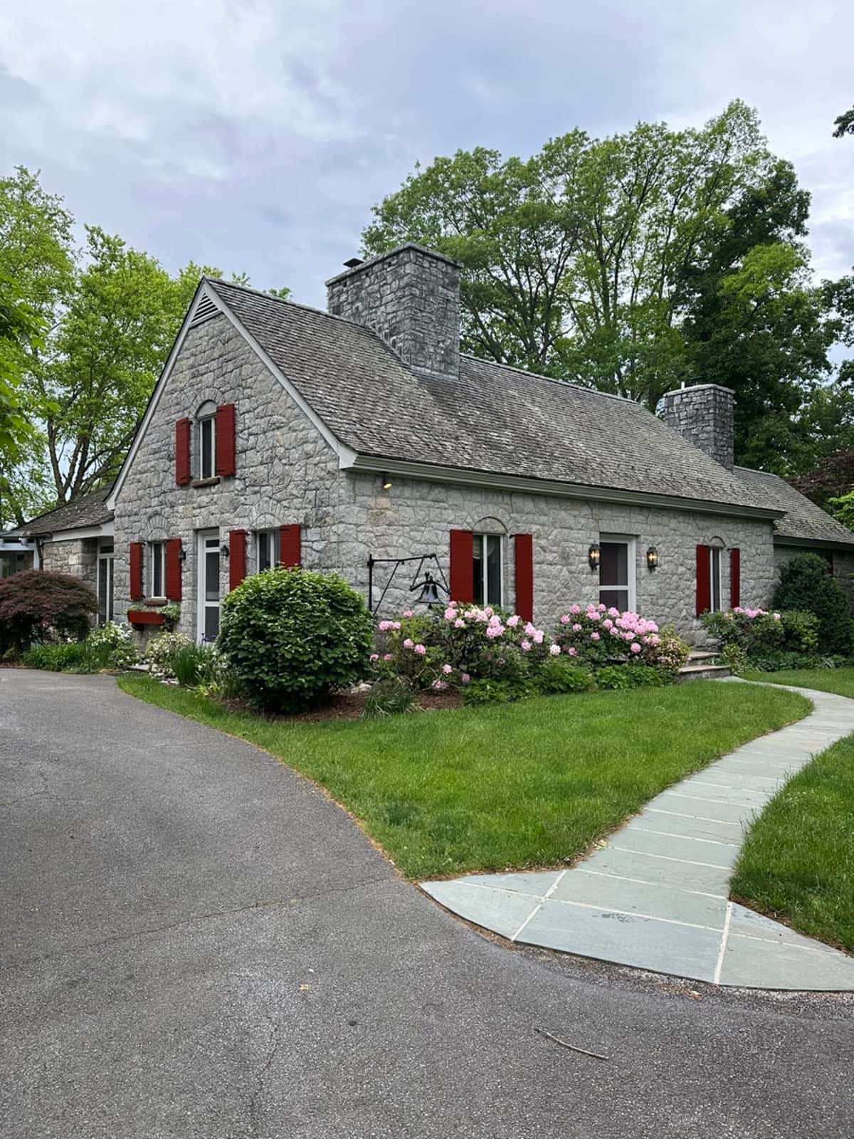 Brick house painting