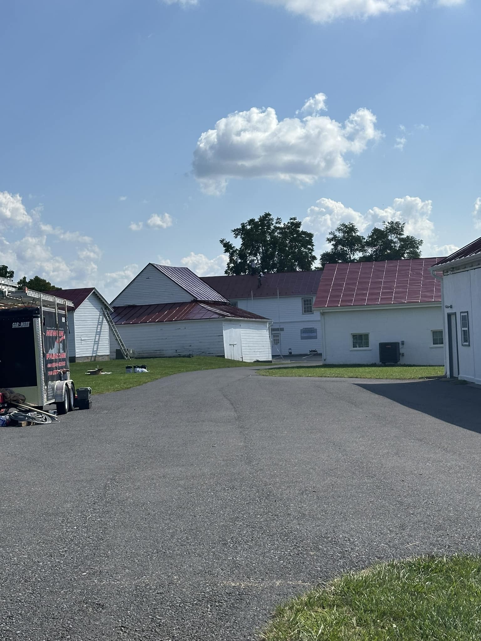 Fence painting project